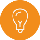icon of a light bulb